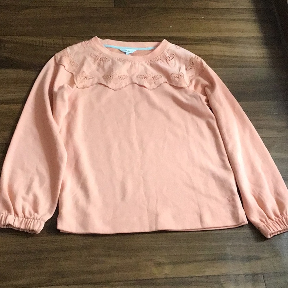 LiKe💛for $4 off🍭 Joules Bee orange sweatshirt NWT